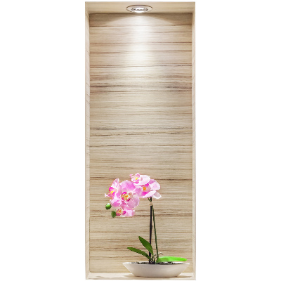 Adhésif mural 3d 52x130 Élégance orchidée