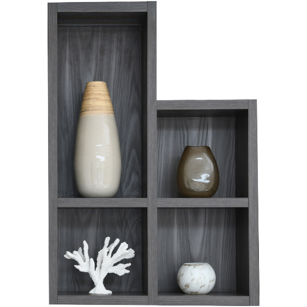 Sticker mural 3d 42x60 étagères décoratives