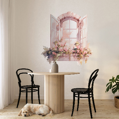 Fausse fenêtre trompe l'oeil 57x60 Fenêtre rustique