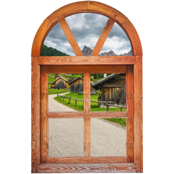 Fausse fenêtre trompe l'oeil 39x60 Vues par la fenêtre