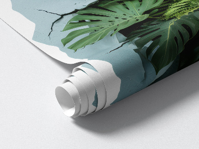 Sticker mural effet trou 3D 54x60 Explosion d'usine