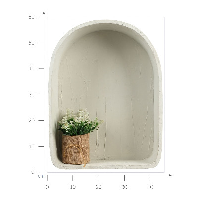 Sticker mural 3d 45x60 Bouquet de jute