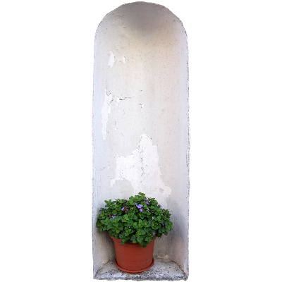 Sticker mural 3d 22x60 niche murale