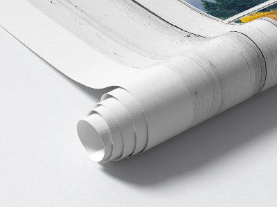 Fausse fenêtre trompe l'oeil 82x80 Paysage de fenêtre