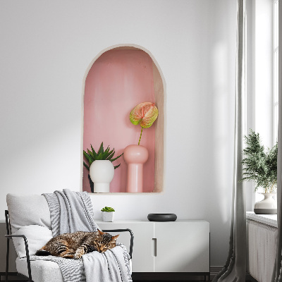 Sticker mural 3d 46x80 Végétation subtile