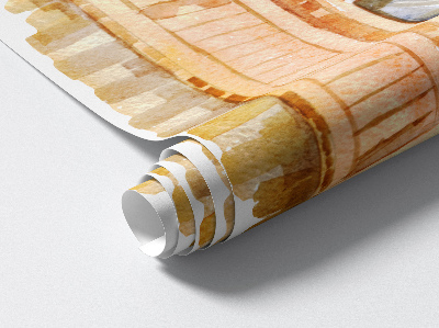 Fausse fenêtre trompe l'oeil 74x80 Fenêtre idyllique