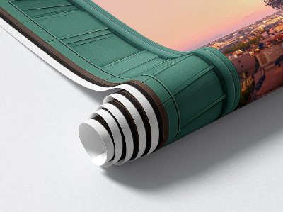 Fausse fenêtre trompe l'oeil 47x80 Fenêtre sur la ville