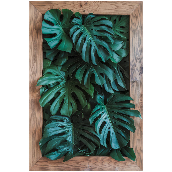 Sticker mural 3d 54x80 Composition verte