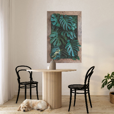 Sticker mural 3d 54x80 Composition verte