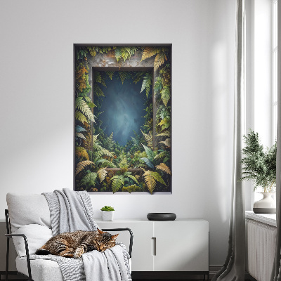 Fausse fenêtre trompe l'oeil 52x80 Harmonie naturelle