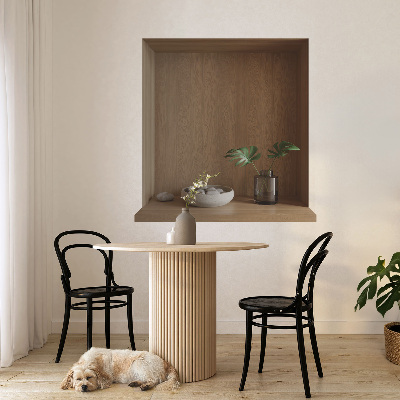 Sticker mural 3d 79x80 Décorations naturelles