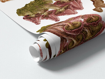 Autocollant mural 100x161 Les créatures magiques de la forêt et la cabane dans les arbres