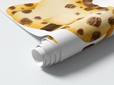 Autocollant mural 130x214 Animaux de safari dans une charmante esthétique pastel