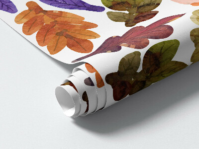 Autocollant mural 60x96 Créatures de la forêt aux tons aquarelles automnaux