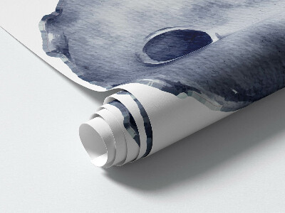 Autocollant mural 60x88 Espace pastel avec des planètes et une fusée