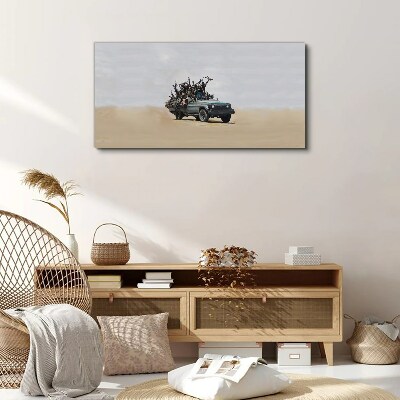 Tableau imprimé sur toile La guerre de Banksy