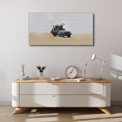 Tableau imprimé sur toile La guerre de Banksy