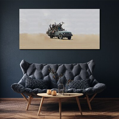 Tableau imprimé sur toile La guerre de Banksy