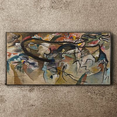 Tableau sur toile Composition V Kandinsky