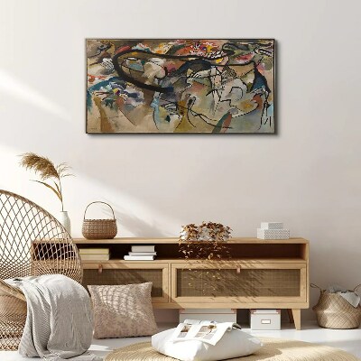 Tableau sur toile Composition V Kandinsky