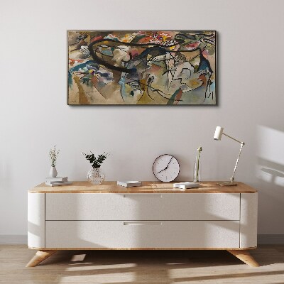 Tableau sur toile Composition V Kandinsky