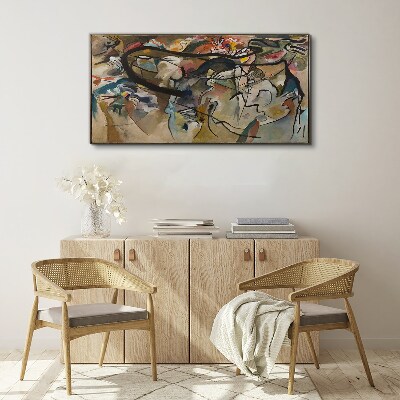 Tableau sur toile Composition V Kandinsky