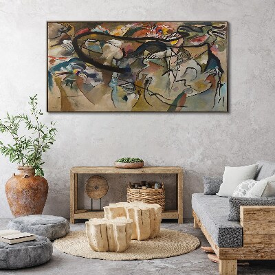 Tableau sur toile Composition V Kandinsky