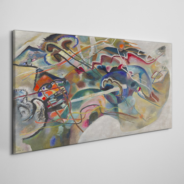 Tableau toile imprimée Abstraction de Vasily Kandinsky