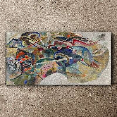 Tableau toile imprimée Abstraction de Vasily Kandinsky