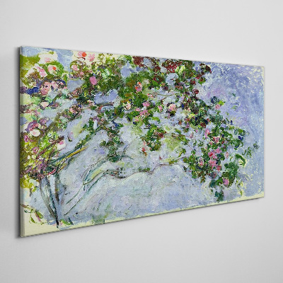 Tableau sur toile Les Roses Claude Monet