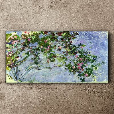 Tableau sur toile Les Roses Claude Monet