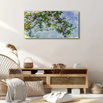Tableau sur toile Les Roses Claude Monet