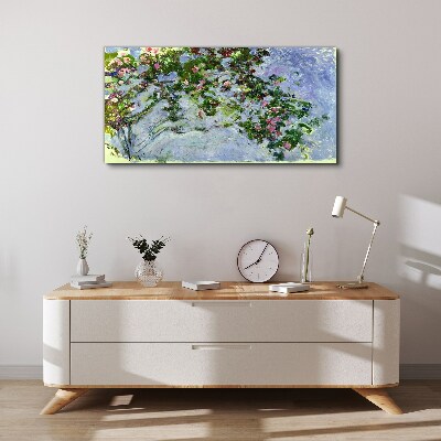 Tableau sur toile Les Roses Claude Monet