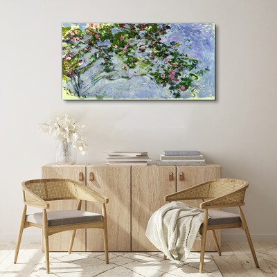 Tableau sur toile Les Roses Claude Monet