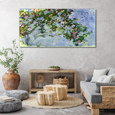 Tableau sur toile Les Roses Claude Monet
