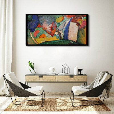 Tableau sur toile Abstraction en cascade de Kandinsky