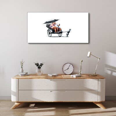 Tableau sur toile Voyage dans le temps