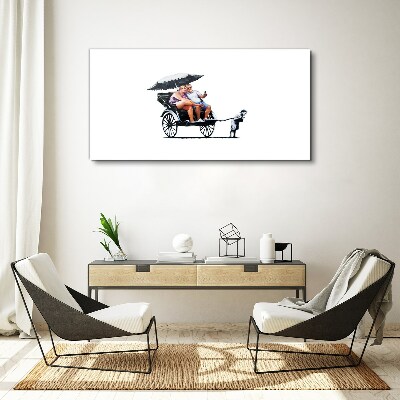 Tableau sur toile Voyage dans le temps