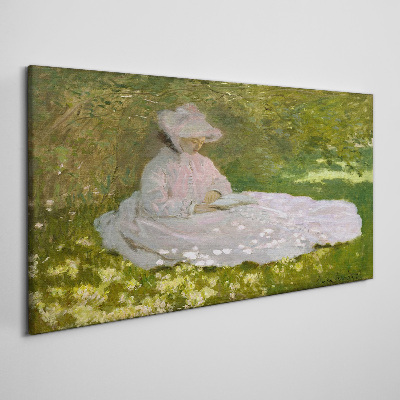 Tableau toile imprimée La paix dans le jardin