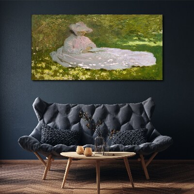 Tableau toile imprimée La paix dans le jardin