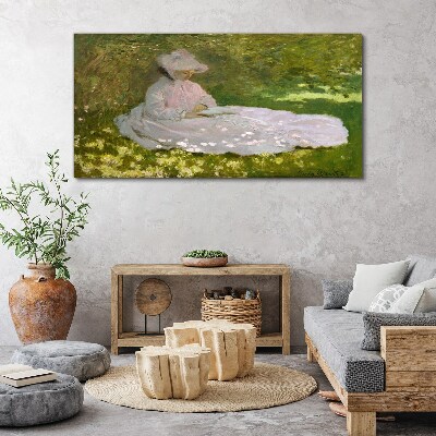Tableau toile imprimée La paix dans le jardin