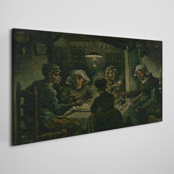 Tableau imprimé sur toile Souper dans le nuage d'ombre