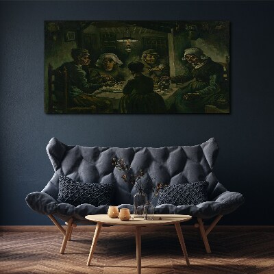 Tableau imprimé sur toile Souper dans le nuage d'ombre