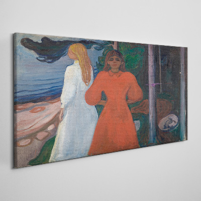 Tableau sur toile Vent froid sur la mer