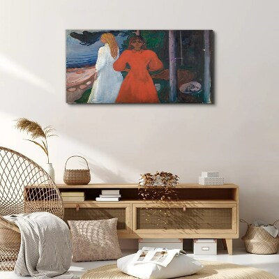 Tableau sur toile Vent froid sur la mer