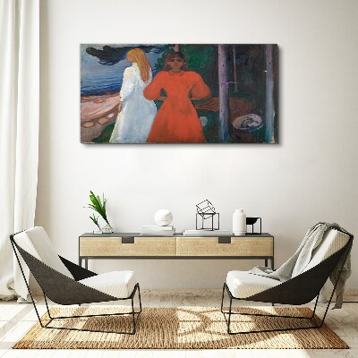 Tableau sur toile Vent froid sur la mer