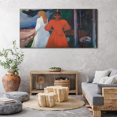 Tableau sur toile Vent froid sur la mer