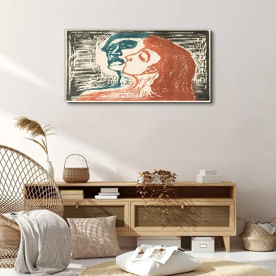 Tableau imprimé sur toile Un regard intime sur les émotions
