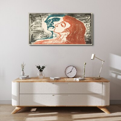 Tableau imprimé sur toile Un regard intime sur les émotions