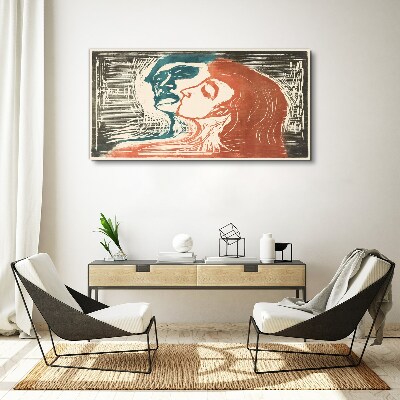 Tableau imprimé sur toile Un regard intime sur les émotions